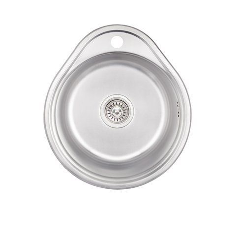 Кухонна мийка Lidz 4843 0,6 мм Decor (LIDZ484306DEC180) SD00047208 фото