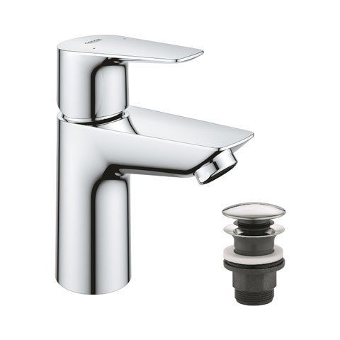 Смеситель для раковины Grohe QuickFix Start Edge S-Size с донный клапаном 23898001 CV031932 фото