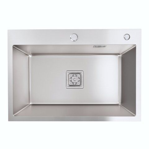 Мийка Platinum Handmade HSB 650х450х230 нержавійка (квадратний сифон 3,0/1,0) 37671 фото