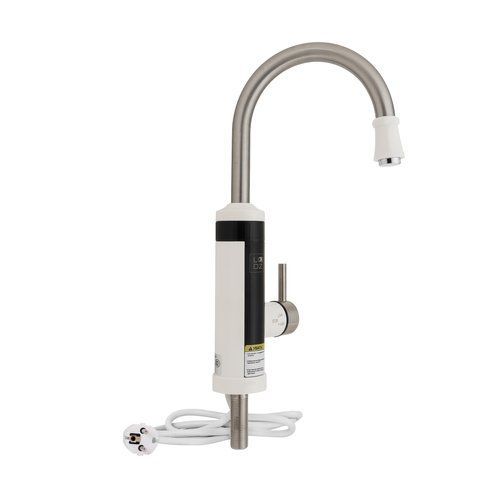 Проточный кран-водонагреватель кухонный для кухни Lidz Warm 059 LDWAR059WNK35878 White / Nickel SD00041981 фото