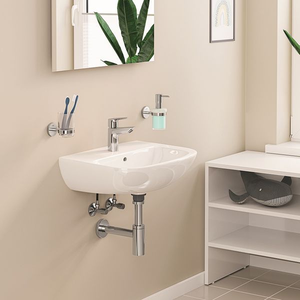 Смеситель для раковины Grohe QuickFix Start Edge S-Size с донный клапаном 23898001 CV031932 фото