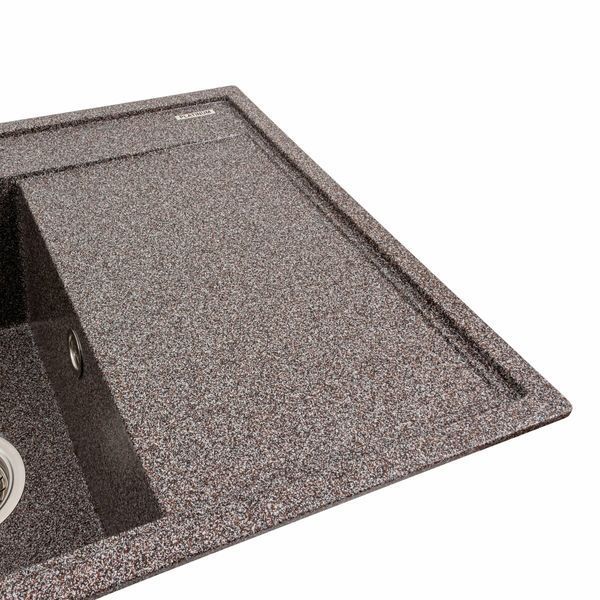 Гранитная мойка для кухни Platinum 7950 AZURIT матовый Микс 41067 фото