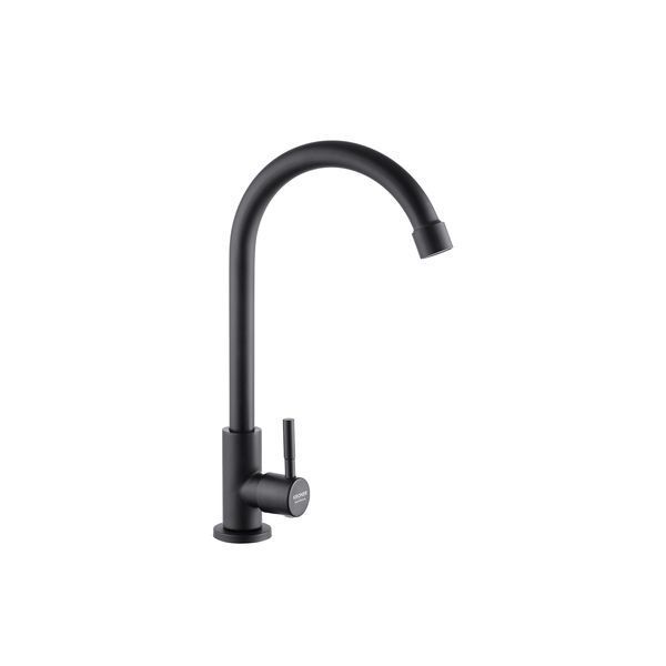Комплект кухонної мийки Kroner KRP Schwarze - SET7546HM PVD ST02277 фото