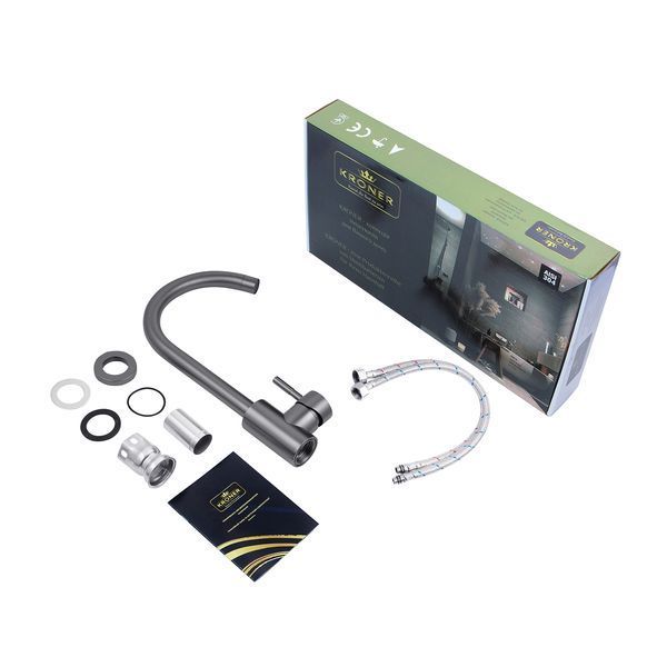 Комплект кухонной мойки Derby KRP PVD - 5843HM ST043330 фото
