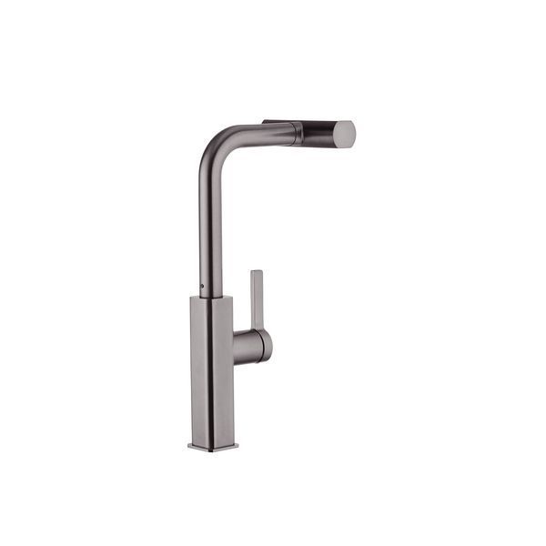 Смеситель для кухни с выдвижным изливом Kroner KRP Edelstahl Klassisch - PVD03918 CV032499 фото