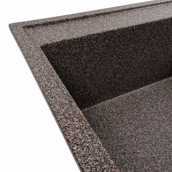 Гранитная мойка для кухни Platinum 7950 AZURIT матовый Микс 41067 фото