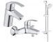 Набір змішувачів для ванни 3 в 1 Eurosmart (123238S), Grohe 123238S  фото 1