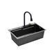 Комплект кухонної мийки Kroner KRP Schwarze - SET7546HM PVD ST02277 фото 6