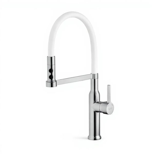Комплект кухонной мойки Valeso 50х50HM WHI16 SL72673 фото