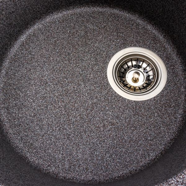 Гранитная мойка для кухни Platinum 5847 ONYX матовая (микс) 38969 фото
