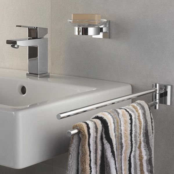 Тримач для рушників Grohe QuickFix Start Cube 40976000 CV033402 фото