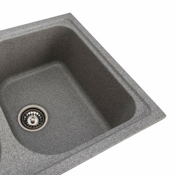 Гранитная мойка для кухни Platinum 7950 Equatoria серый 36402 фото