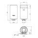 Водонагреватель Ariston Slim PRO1 ECO 40V 1,8K PL EU с мокрым ТЭНом 3626459 CV034047 фото 2