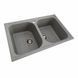 Гранитная мойка для кухни Platinum 7950 Equatoria серый 36402 фото 3