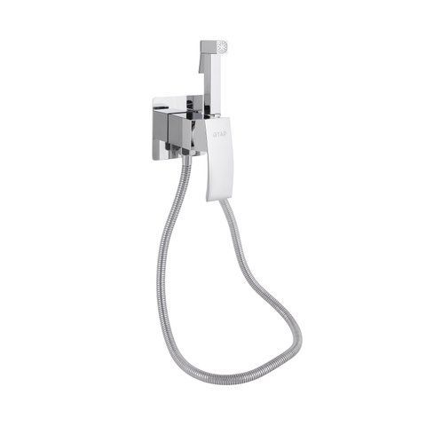 Набор для гигиенического душа Qtap Swan Cascada прямоугольный QTSWA262CRM45567 Chrome SD00051691 фото