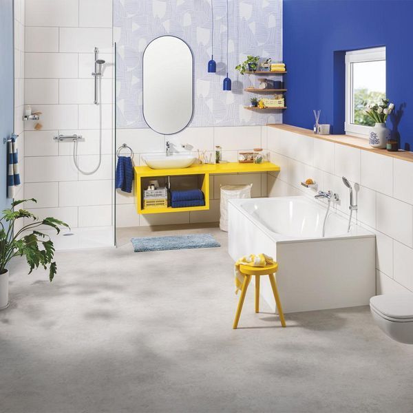 Полиця для душу Grohe QuickFix Start Cube з гачками 41107000 CV035418 фото