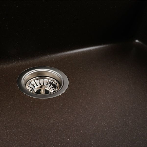 Гранітна мийка для кухні Platinum 7945 Paruana матова Темна скеля 40381 фото