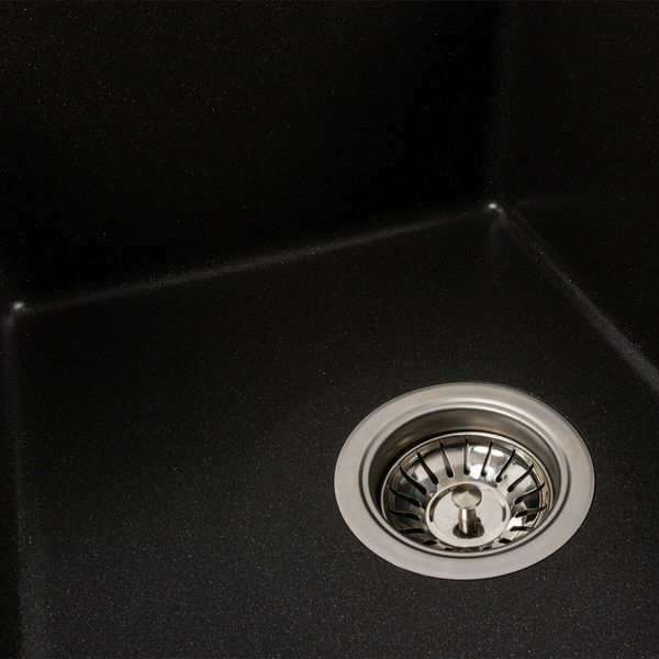 Гранитная мойка для кухни Platinum ARIA 5851 матовая Морион 48985 фото