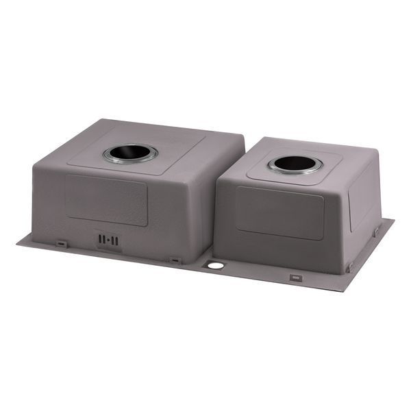Кухонна мийка з двома чашами Qtap S7843 2.7/1.0 мм Satin (QTS784310) SD00040310 фото