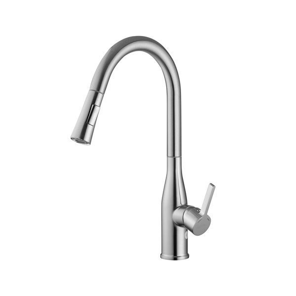 Комплект кухонної мийки Kroner KRP Geb&uuml;rstet 60х50HM ST02 nichel SL947193 фото