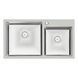 Кухонна мийка з двома чашами Qtap S7843 2.7/1.0 мм Satin (QTS784310) SD00040310 фото 1