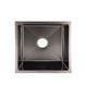 Мойка для кухни интегрированная Lidz Handmade H4745B (LDH4745BPVD43618) Brushed Black PVD 3,0/0,8 мм SD00049742 фото 1