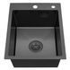 Кухонна мийка Kroner KRP PVD Schwarze - 4050HM (3,0/1,0 мм) CV035374 фото 3