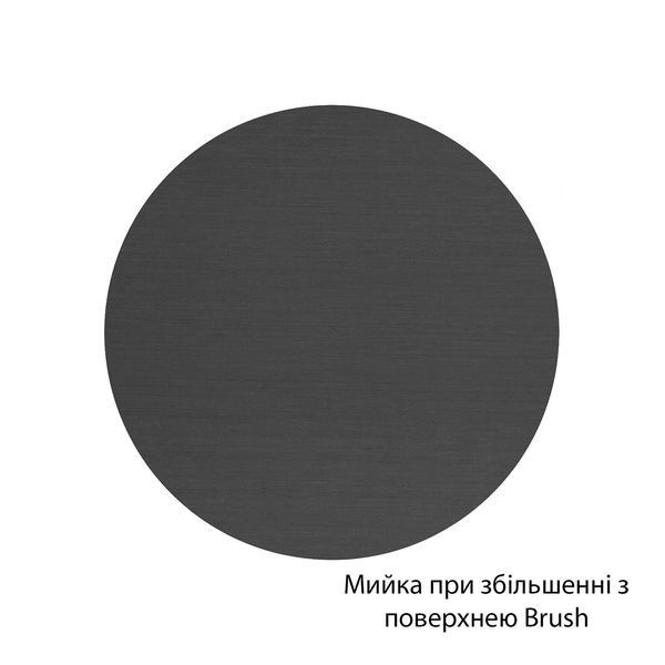 Кухонна мийка Kroner KRP Schwarze - 7843ZHM PVD (3.0/1.0 мм) CV022797 фото