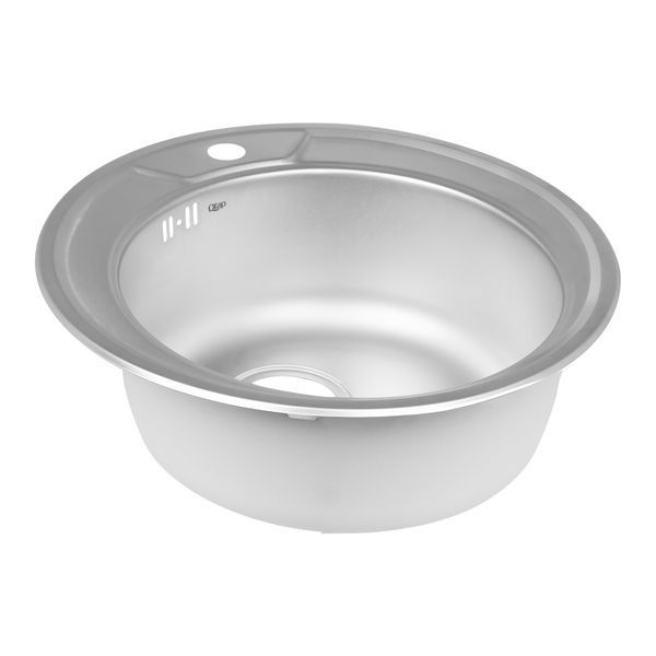 Кухонная мойка Qtap D490 0,8 мм Satin (QTD490SAT08) SD00040973 фото