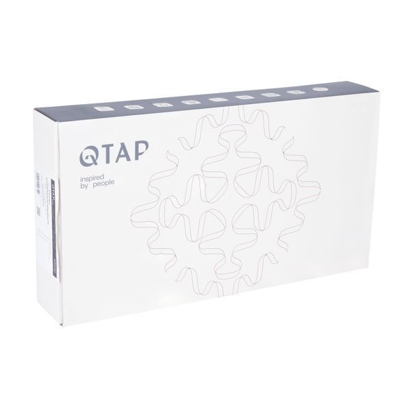 Смеситель для раковины Qtap Gemini высокий QTGEM269CRW45679 Chrome/White SD00051803 фото