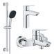 Комплект змішувачів для ванної кімнати Grohe QuickFix Start UA202301MQ CV030619 фото 1