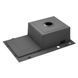Комплект кухонной мойки Kroner KRP Schwarze 78х49HM PVD ST07 Grafite SL44792 фото 9