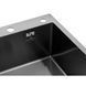 Комплект кухонной мойки Kroner KRP Schwarze 78х49HM PVD ST07 Grafite SL44792 фото 7