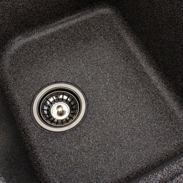 Гранитная мойка для кухни Platinum EQUATORIA 7950 матовая Микс 49276 фото