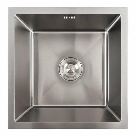 Комплект мийки під стільницю нержавійка СМ 44*44 Platinum Handmade 44550 фото